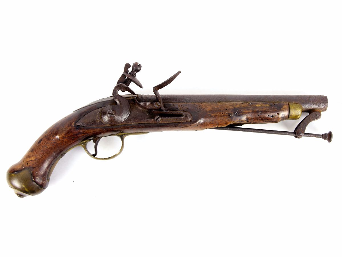 Pistola de pederneira Militar