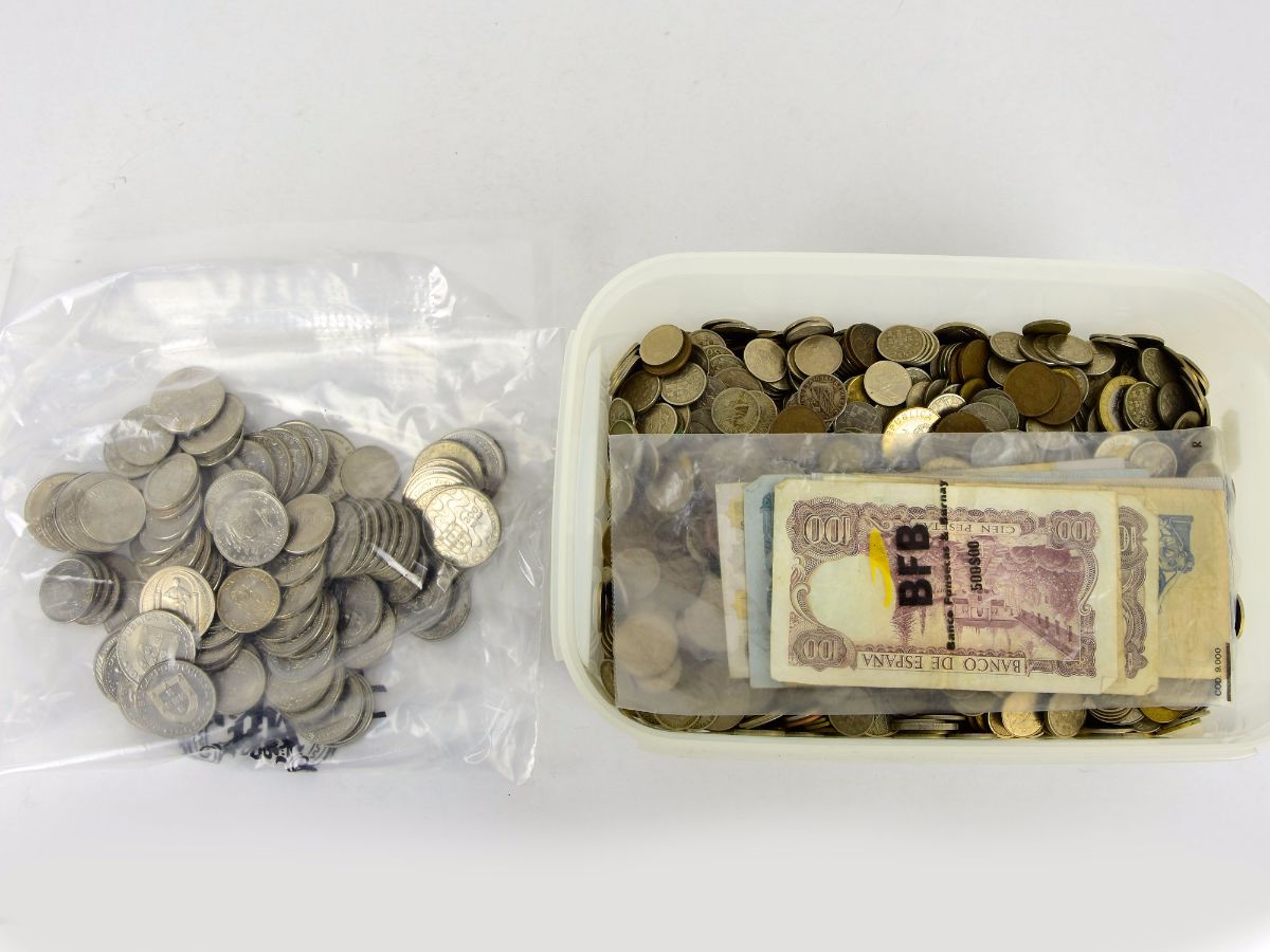 Lote de 10 Kg de moedas