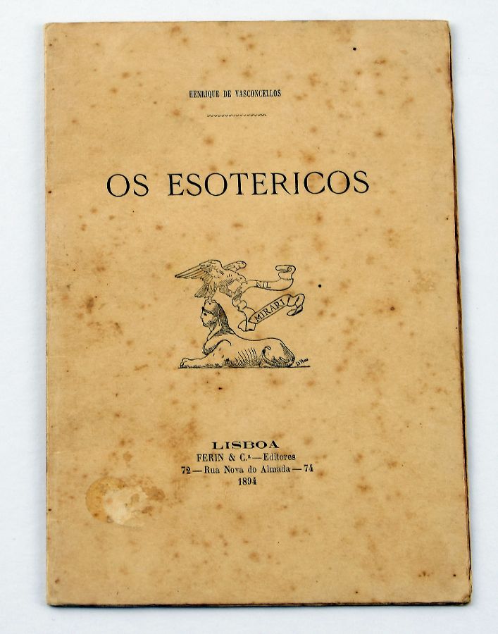 Henrique de Vasconcelos, Os Esotéricos (1894)