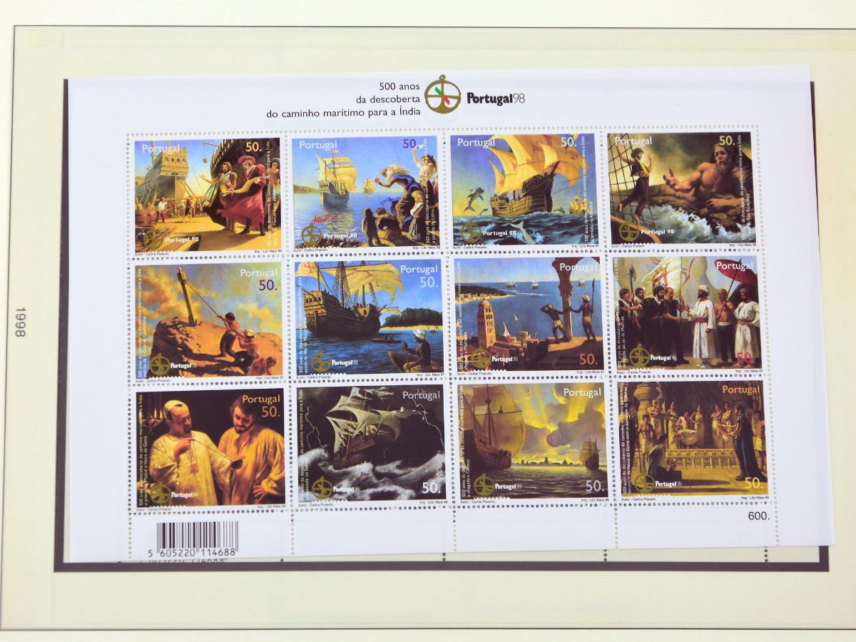Coleção de cadernetas de selos