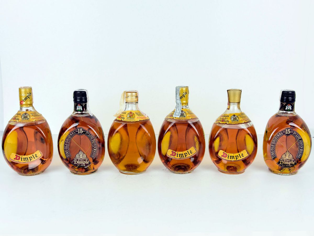 6 Garrafas de Whisky Dimple