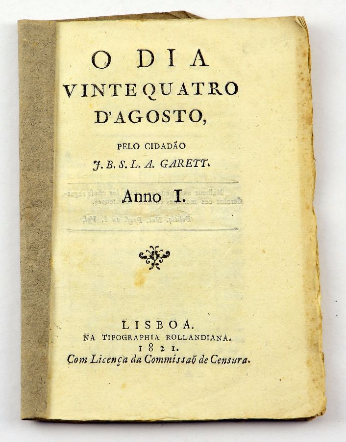 Almeida Garrett, o seu primeiro livro
