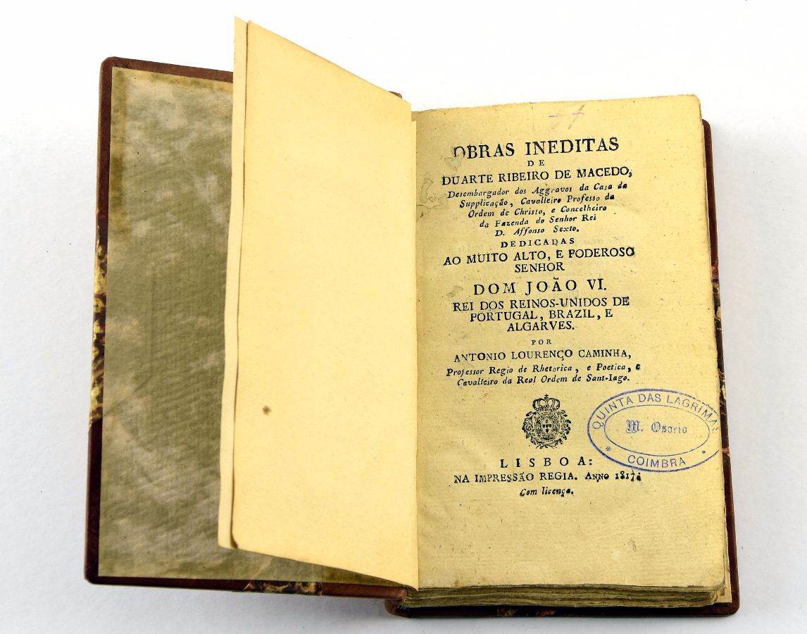 Obras Inéditas de Duarte Ribeiro de Macedo (1817)