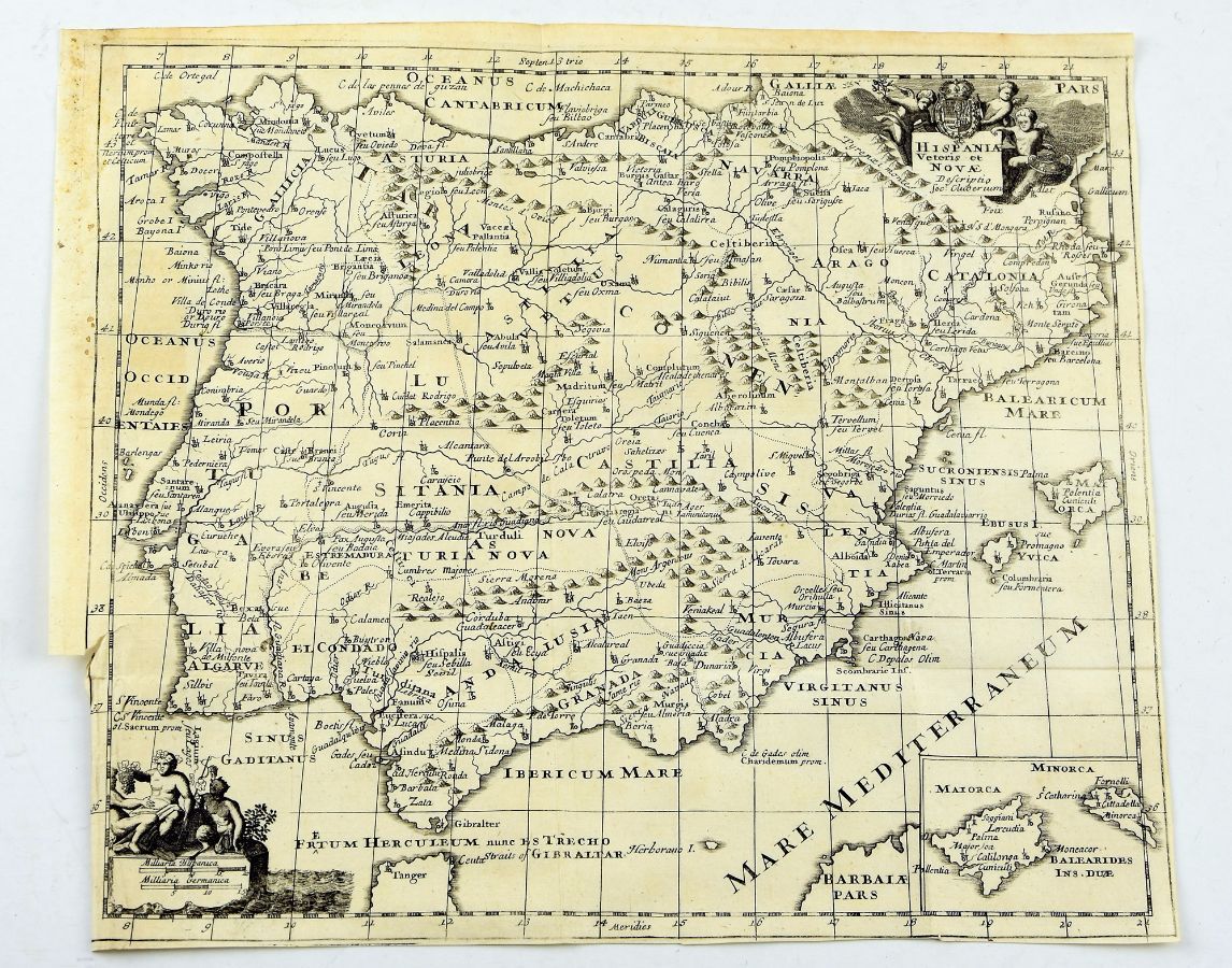 Mapa da Península Ibérica