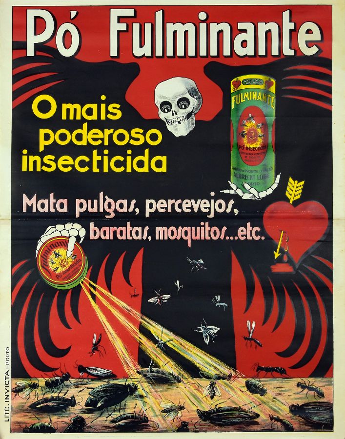 Cartaz publicitário Pó Fulminante