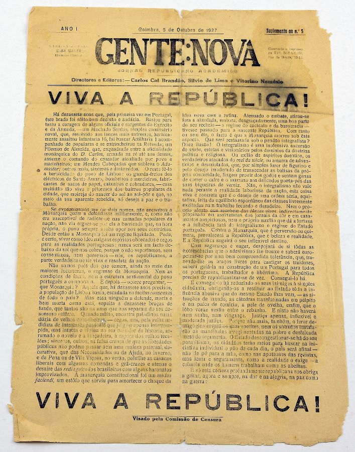 Suplemento de Gente Nova (Coimbra, 1927)