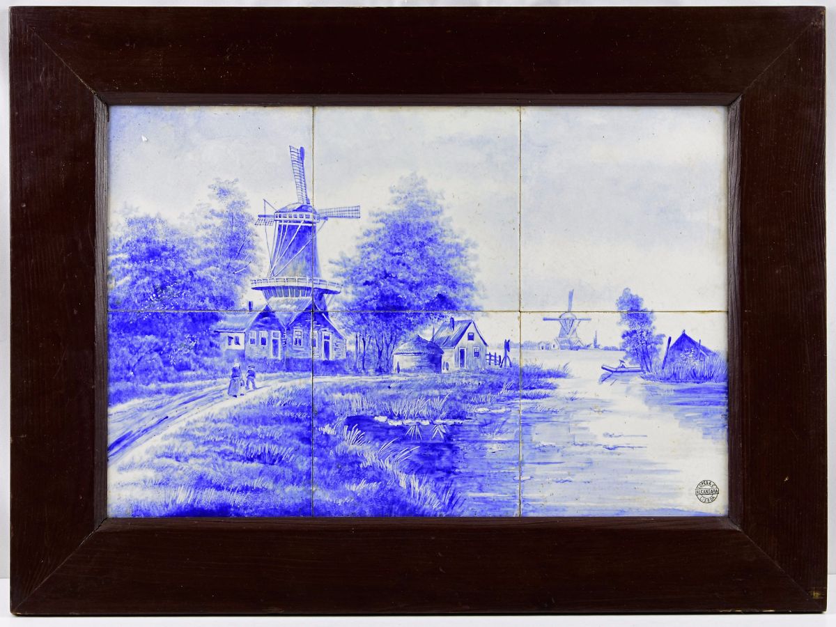 Painel de 6 azulejos