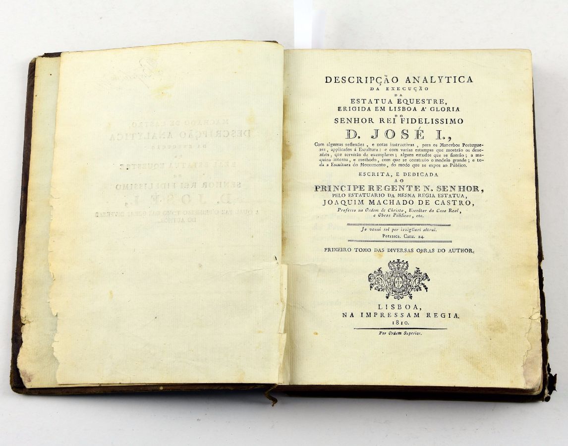 Descripção Analytica da execução da estatua equestre erigida em lisboa, 1810