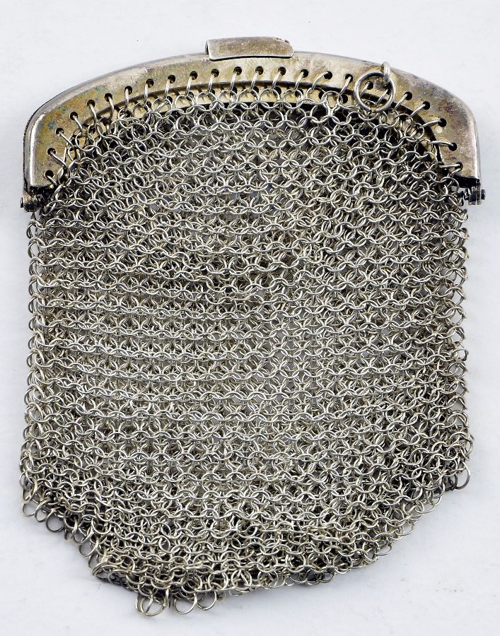 Porta-moedas em malha