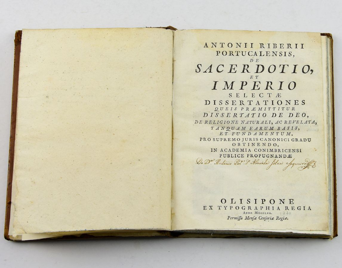 Sacerdotio et Império 1770