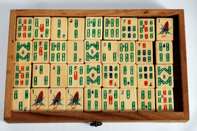 Lote - Jogo Mahjong