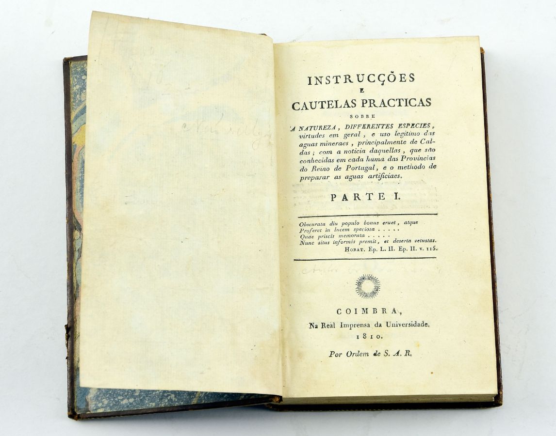 Instrucções e cautelas practicas…sobre águas, 1810