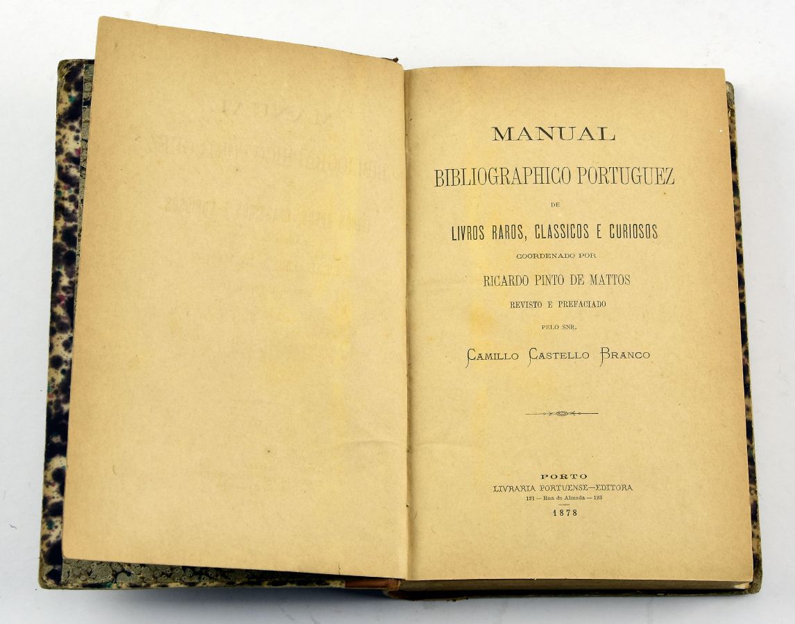 Manual Bibliográfico Portuguez, 1878