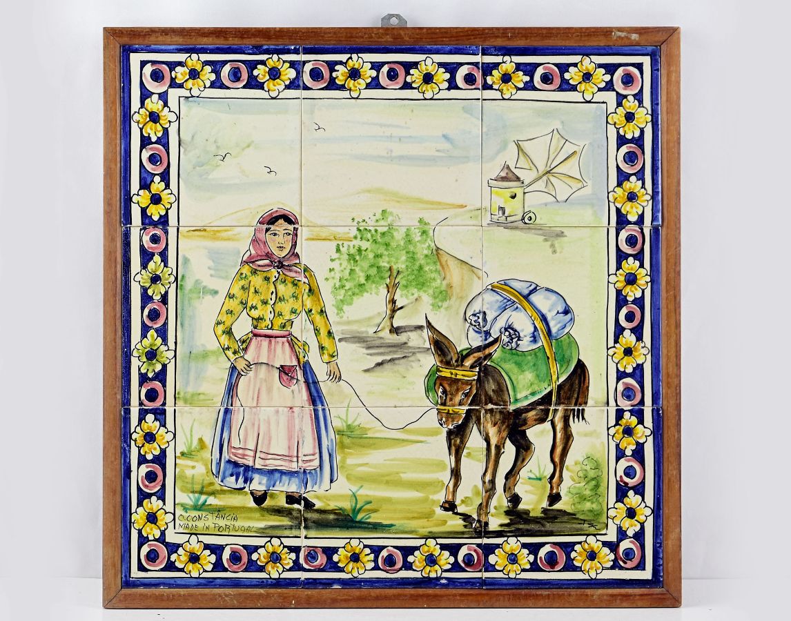 Painel de 9 Azulejos