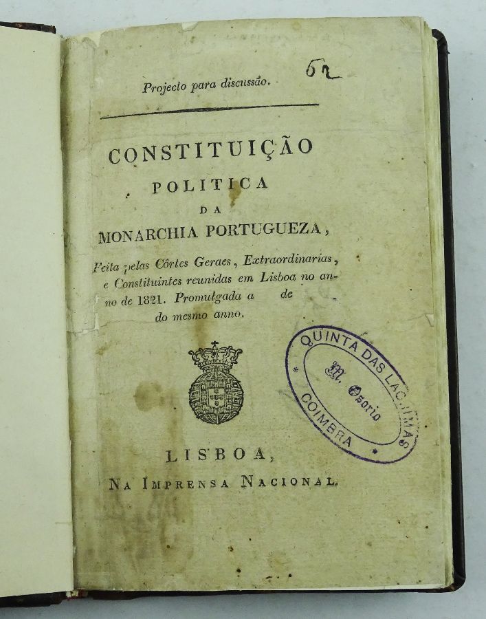 Projecto da Constituição de 1822