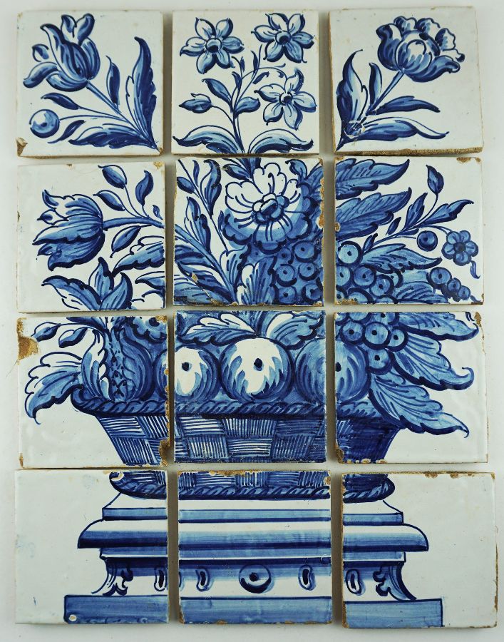 Painel de 12 Azulejos