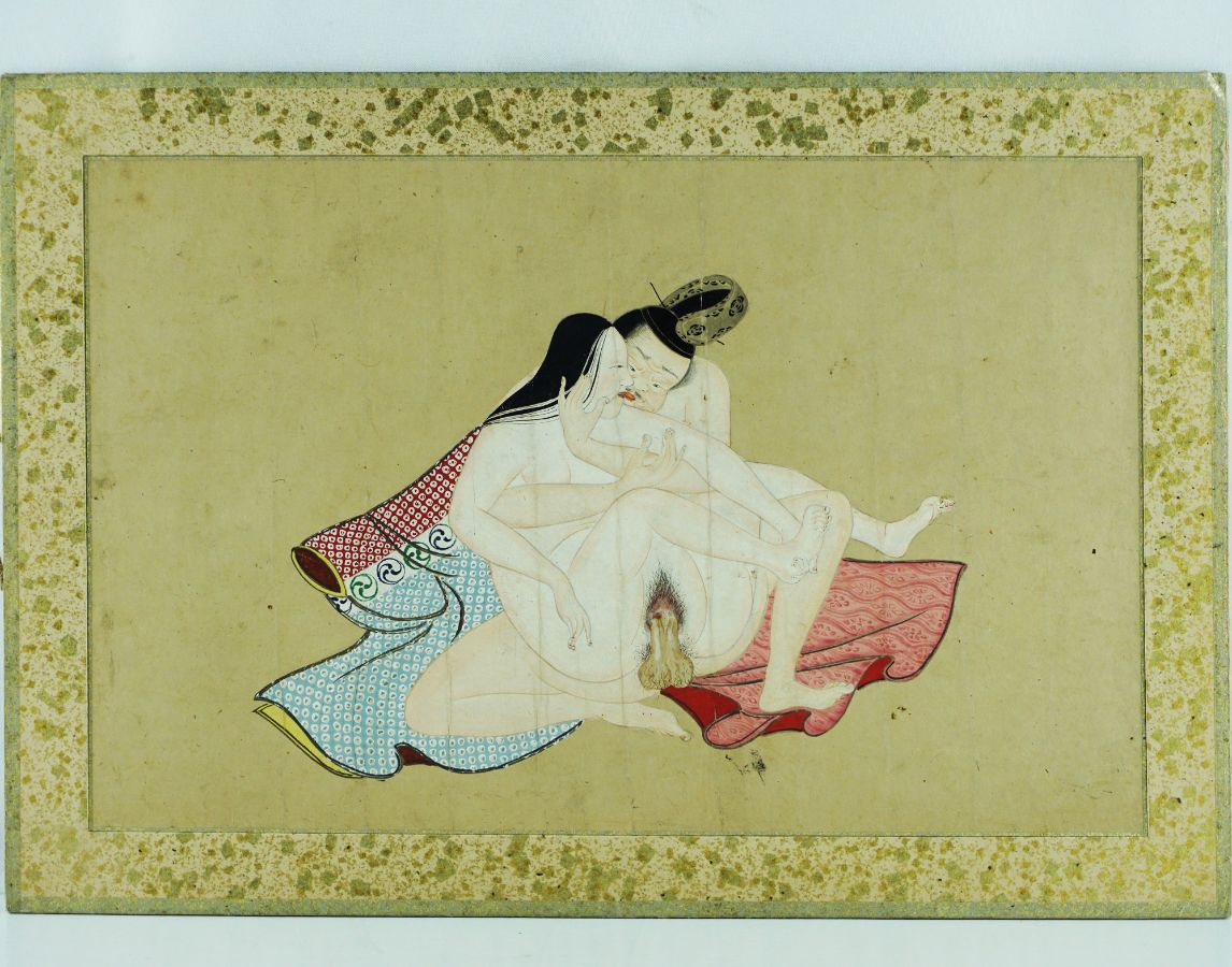 Pintura original erótica japonesa (Shunga)