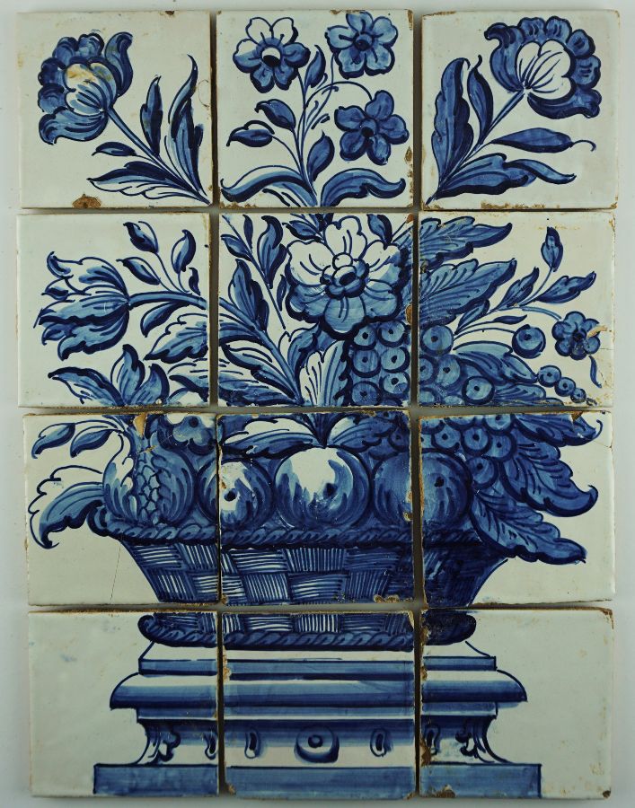 Painel de 12 Azulejos