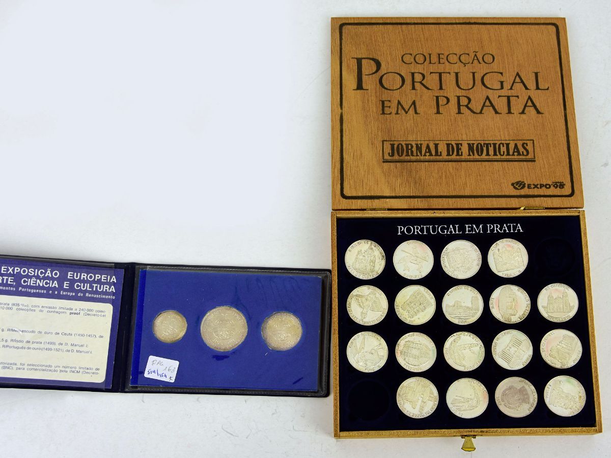 Moedas Portuguesas (3) / Colecção Portugal em prata