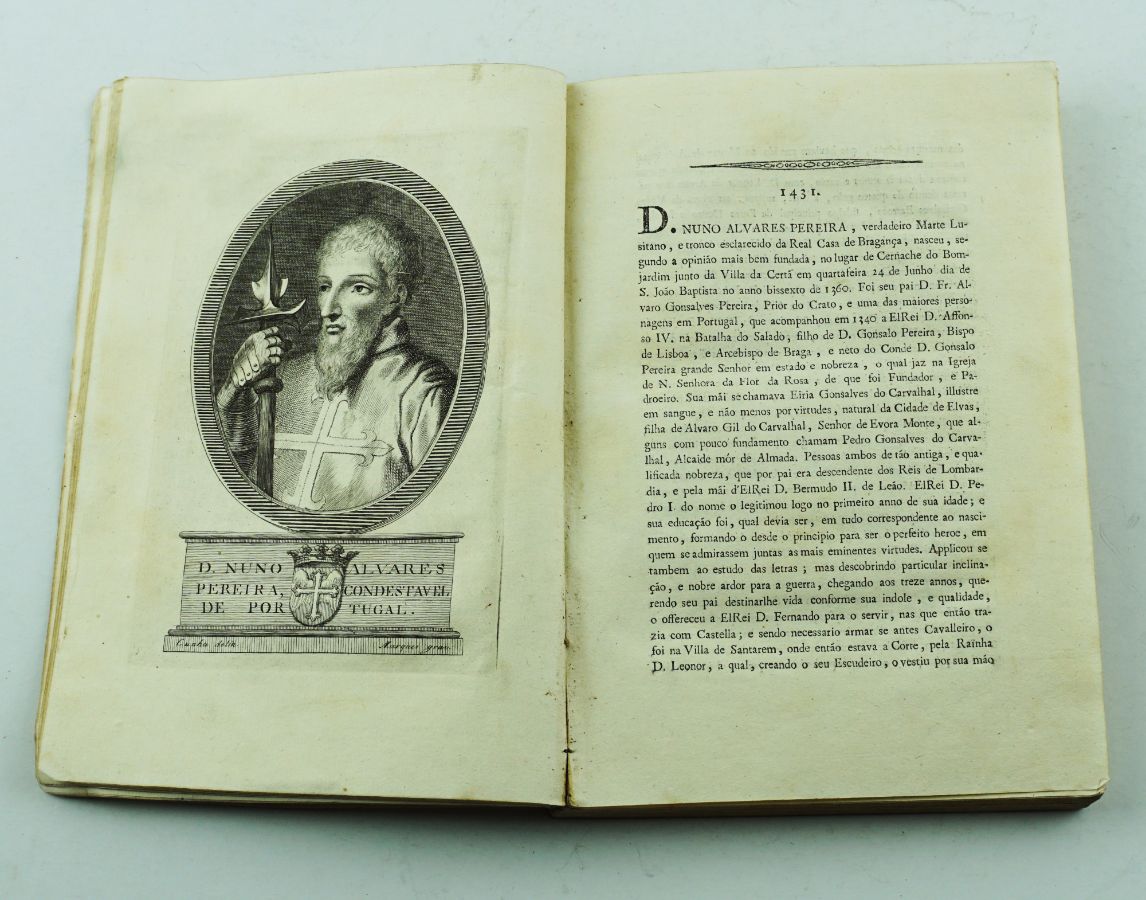 Retratos de personalidade históricas portuguesas (início do século XIX).