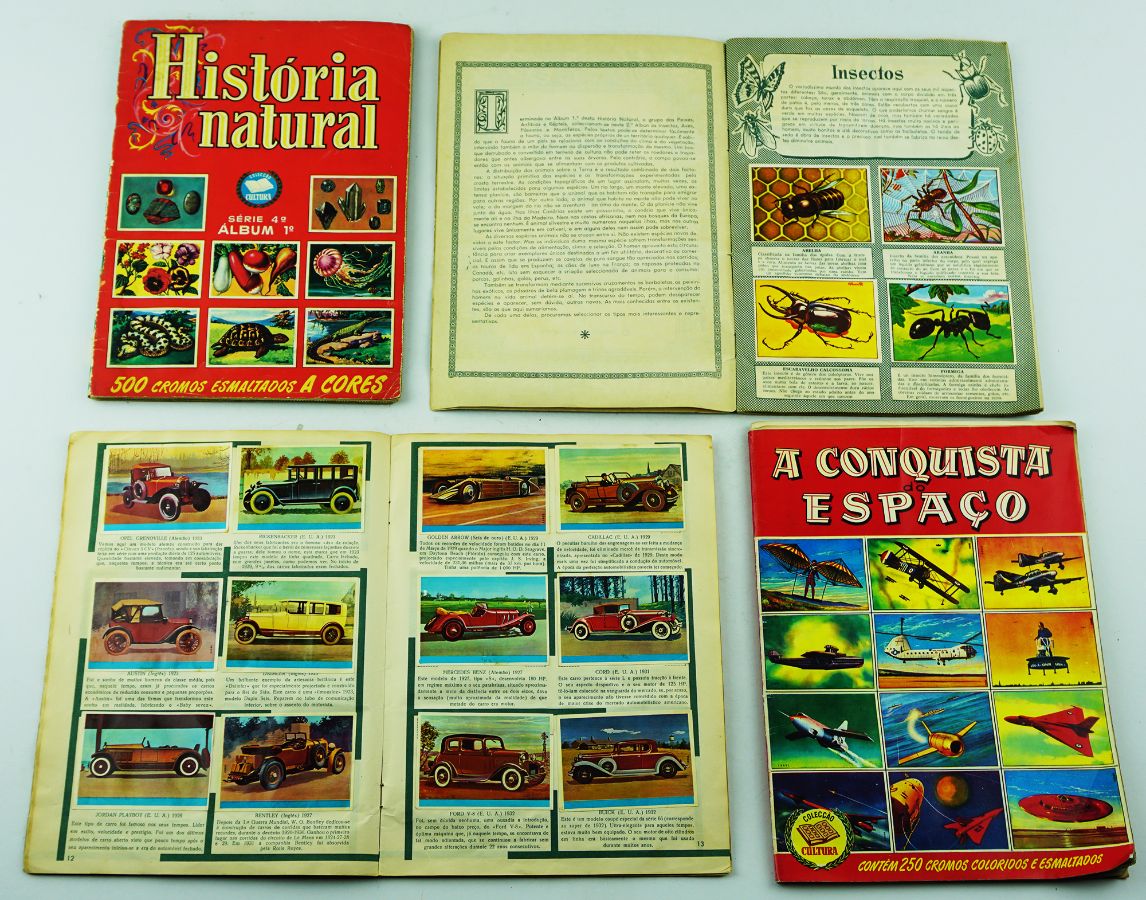 4 Cadernetas de cromos