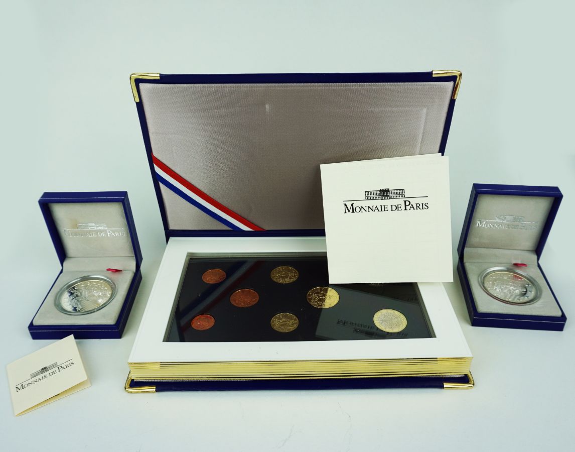 Moedas em Prata Francesa