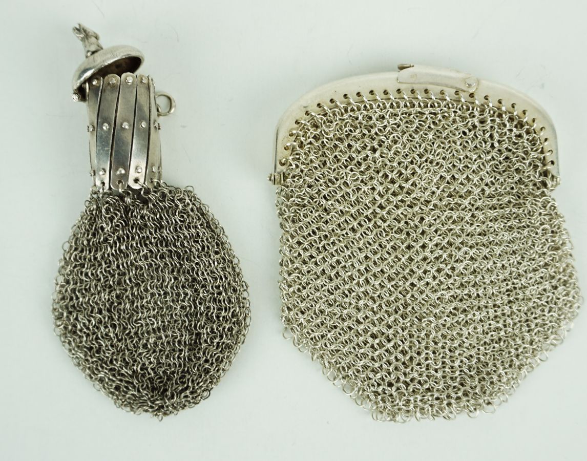 2 Porta-moedas em malha