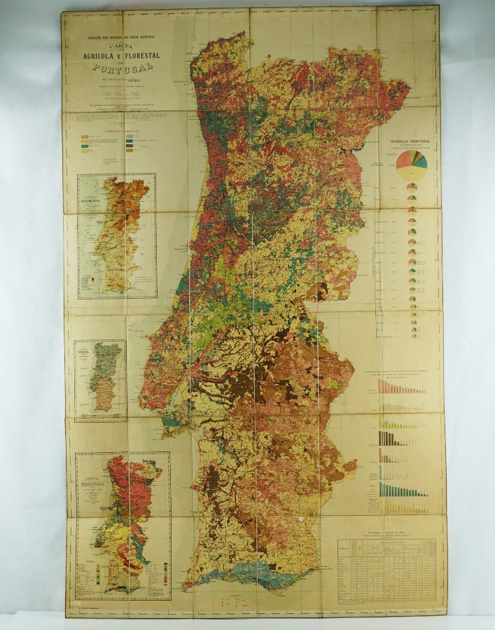 CARTA AGRICOLA E FLORESTAL DE PORTUGAL