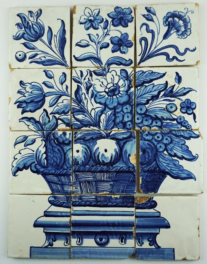 Painel de 12 Azulejos