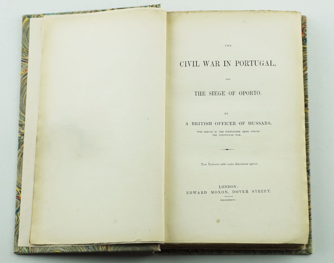 Rara obra sobre a Guerra Civil e o cerco do Porto (1836)