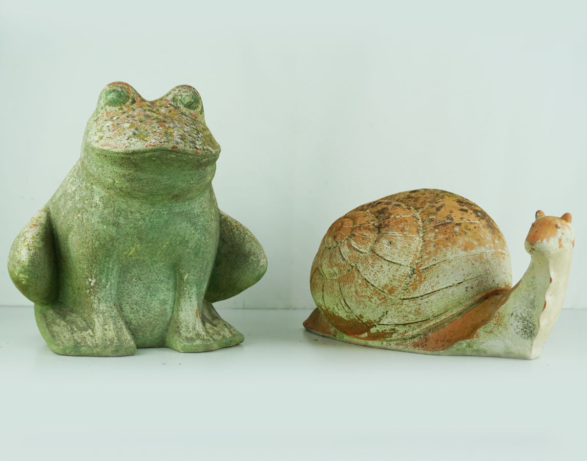 2 Grandes Figuras de Jardim