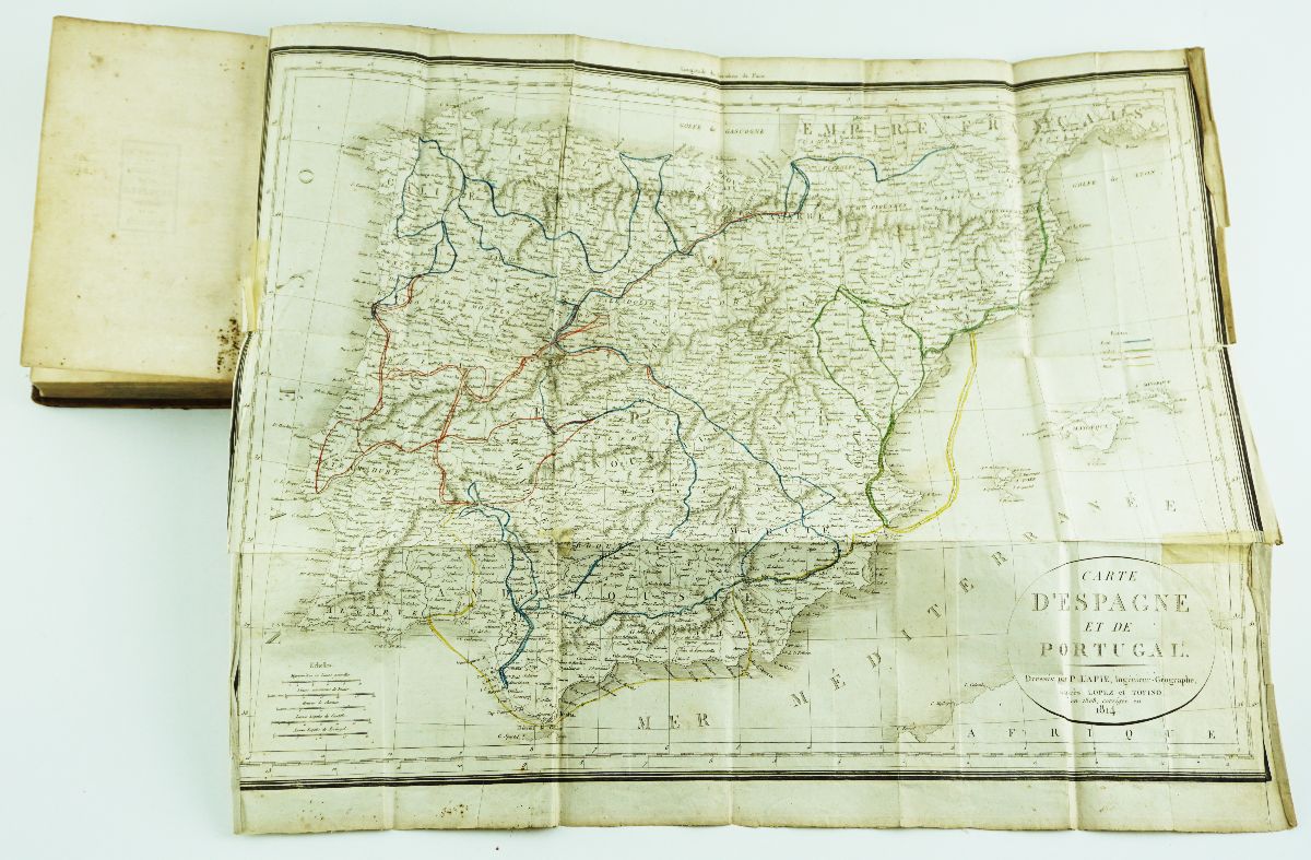 Raro livro do general Sarrazin sobre a Guerra Peninsular (1814)