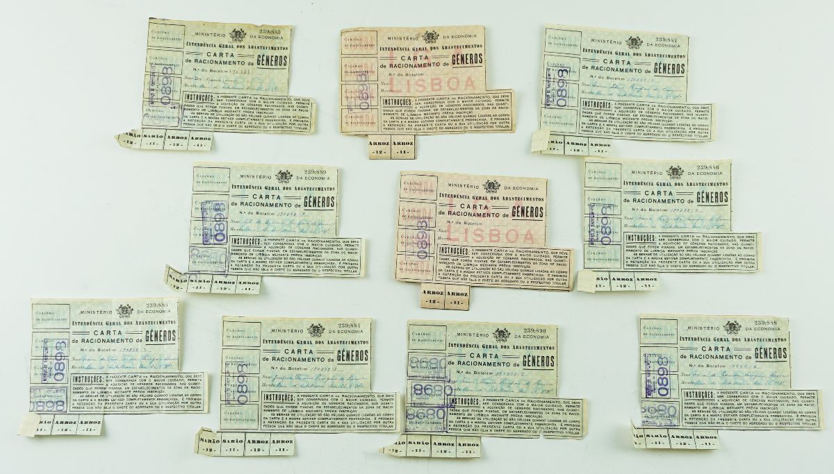 Boletins de racionamento