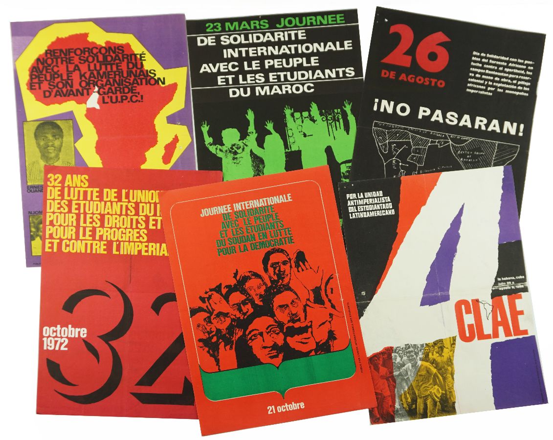 Cartazes da União Internacional de Estudantes (anos sessenta e setenta)