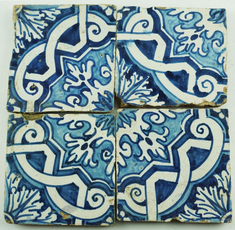 Painel de 4 azulejos