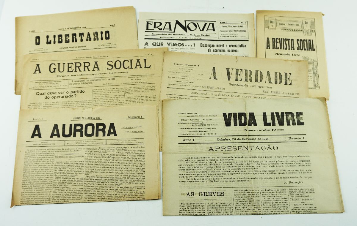 Jornais anarquistas portugueses