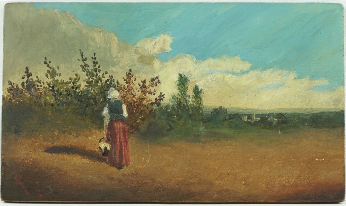 Paisagem com figura