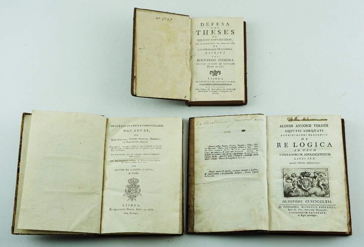 Livros de Direito, Séc. XVIII e XIX