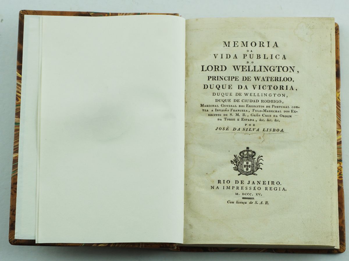 Raro livro brasileiro de 1815