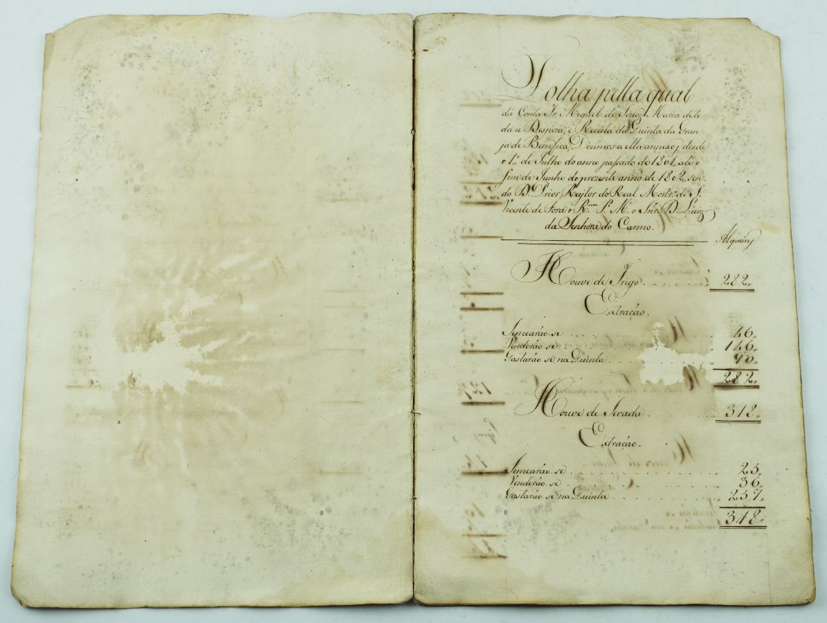 Manuscrito Mosteiro de São Vicente Fora, Lisboa
