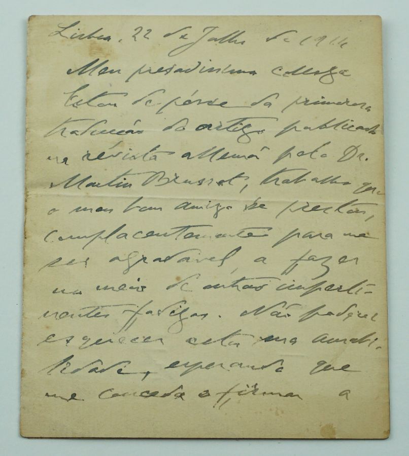 Manuscrito Teófilo Braga