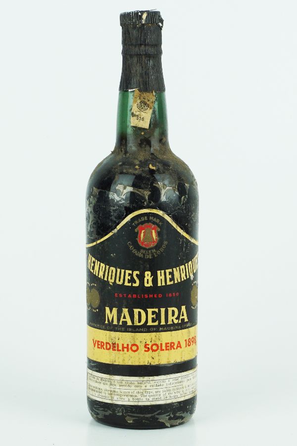 Vinho da Madeira 1898
