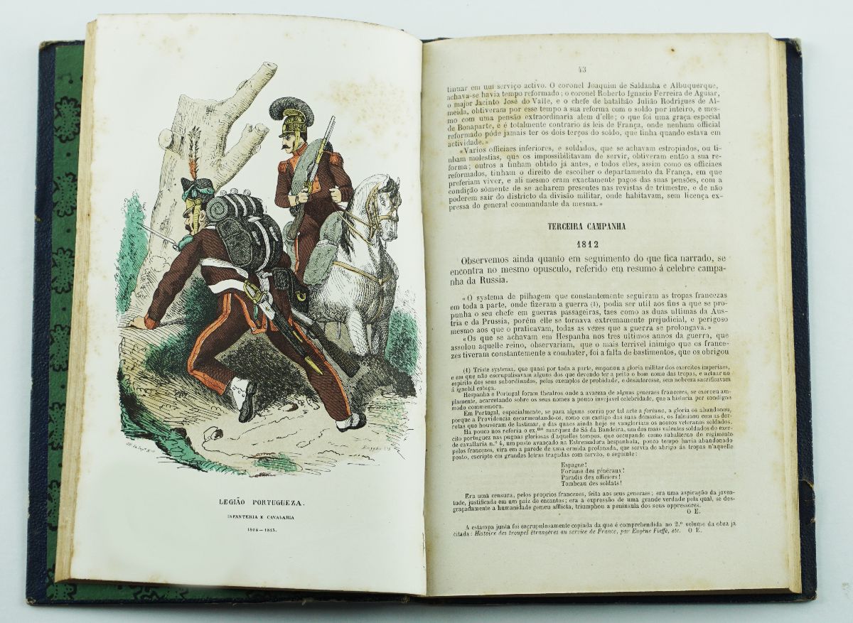 Livro sobre a Legião Portuguesa ao erviço de Napoleão
