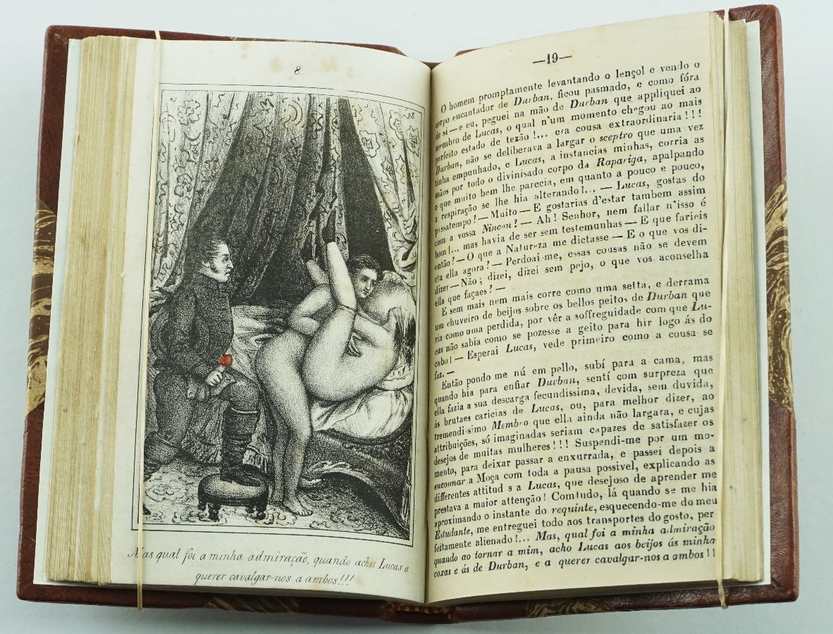 Livro erótico clandestino português (184..)