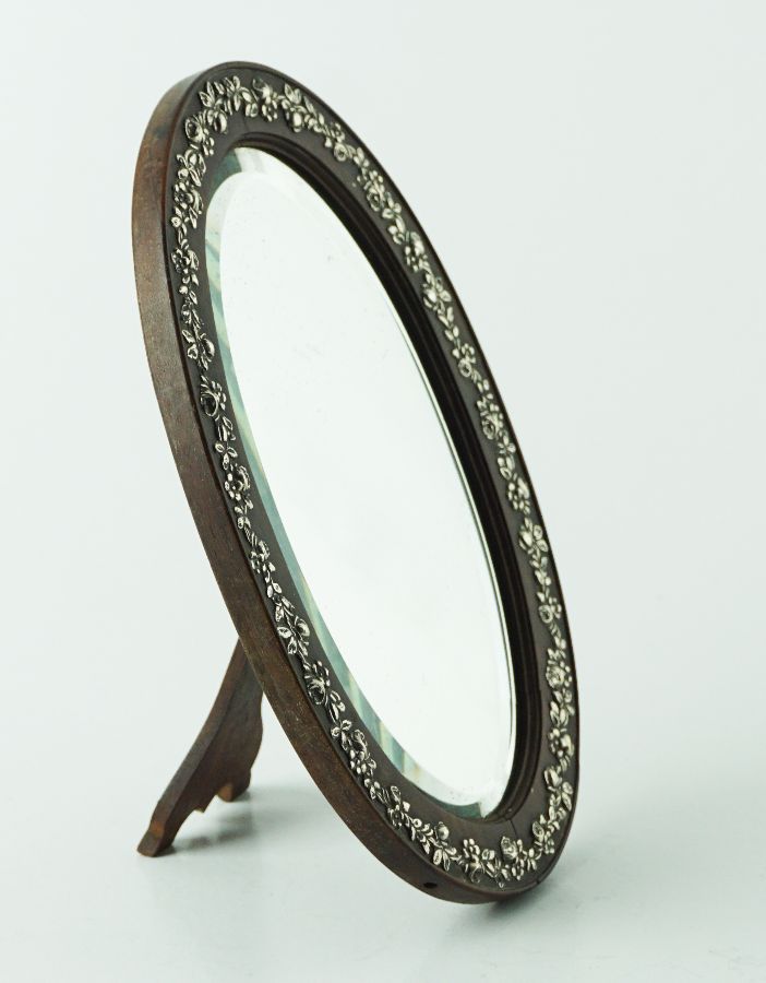 Espelho de mesa oval