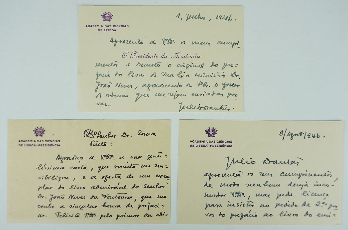 Manuscrito Julio Dantas