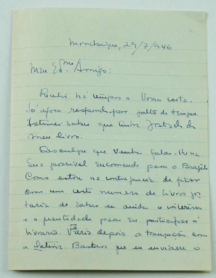 Manuscrito Manuel do Nascimento