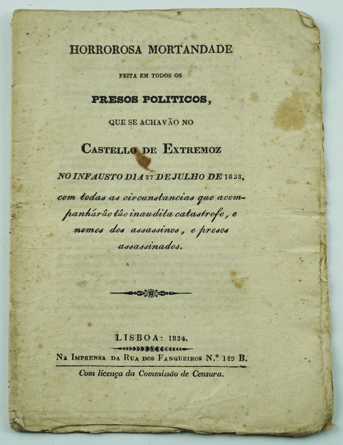 Massacre de presos liberais em Estremoz (1833)
