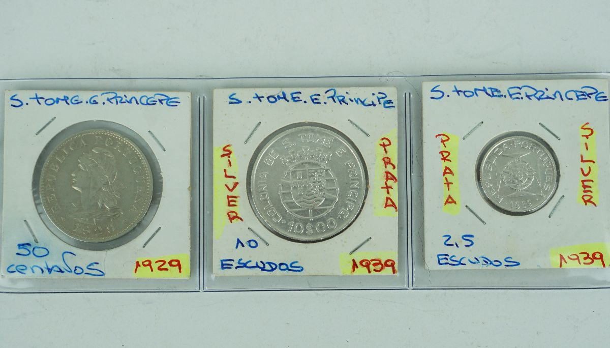 3 Moedas de S. Tomé