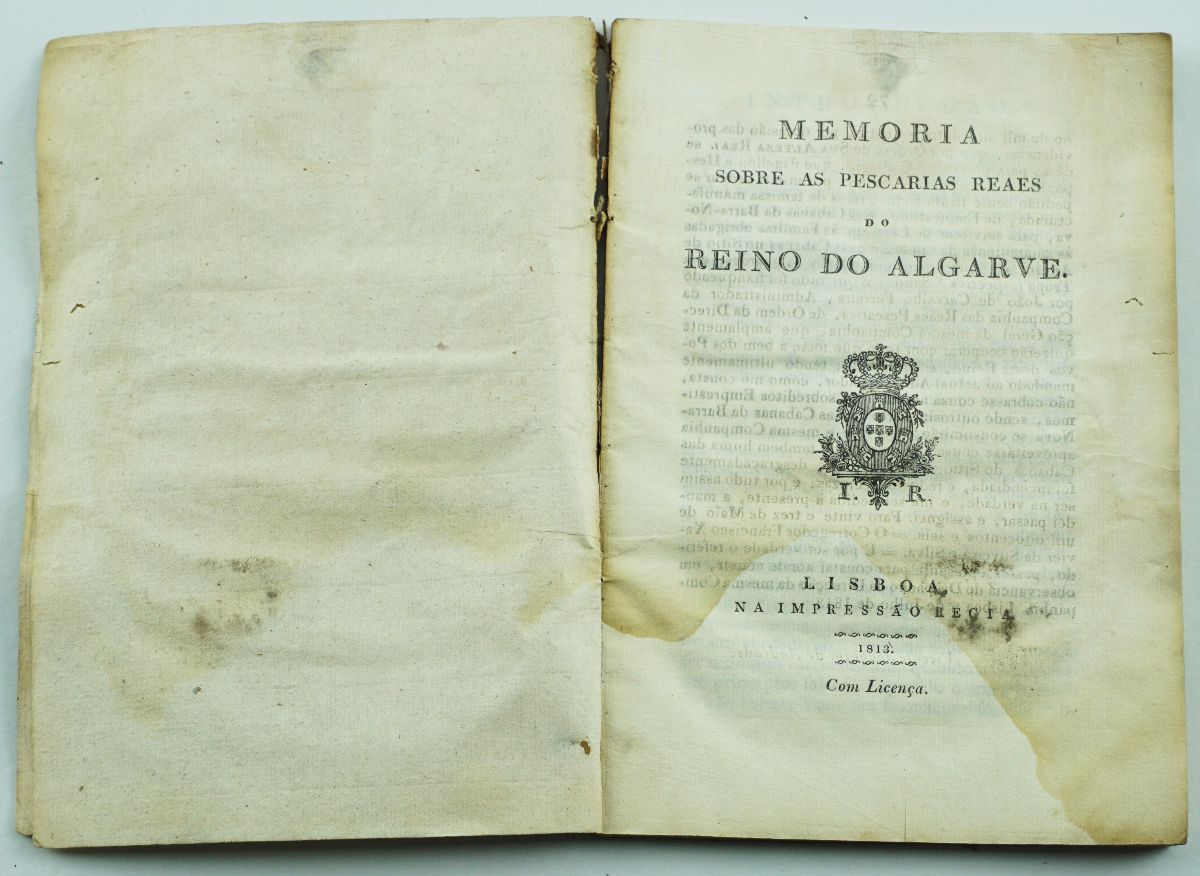 Memoria sobre as Pescarias Reaes do Reino do Algarve